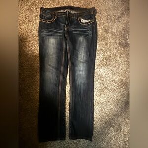 Rue21 Dark Blue  Jeans with Studded Accents